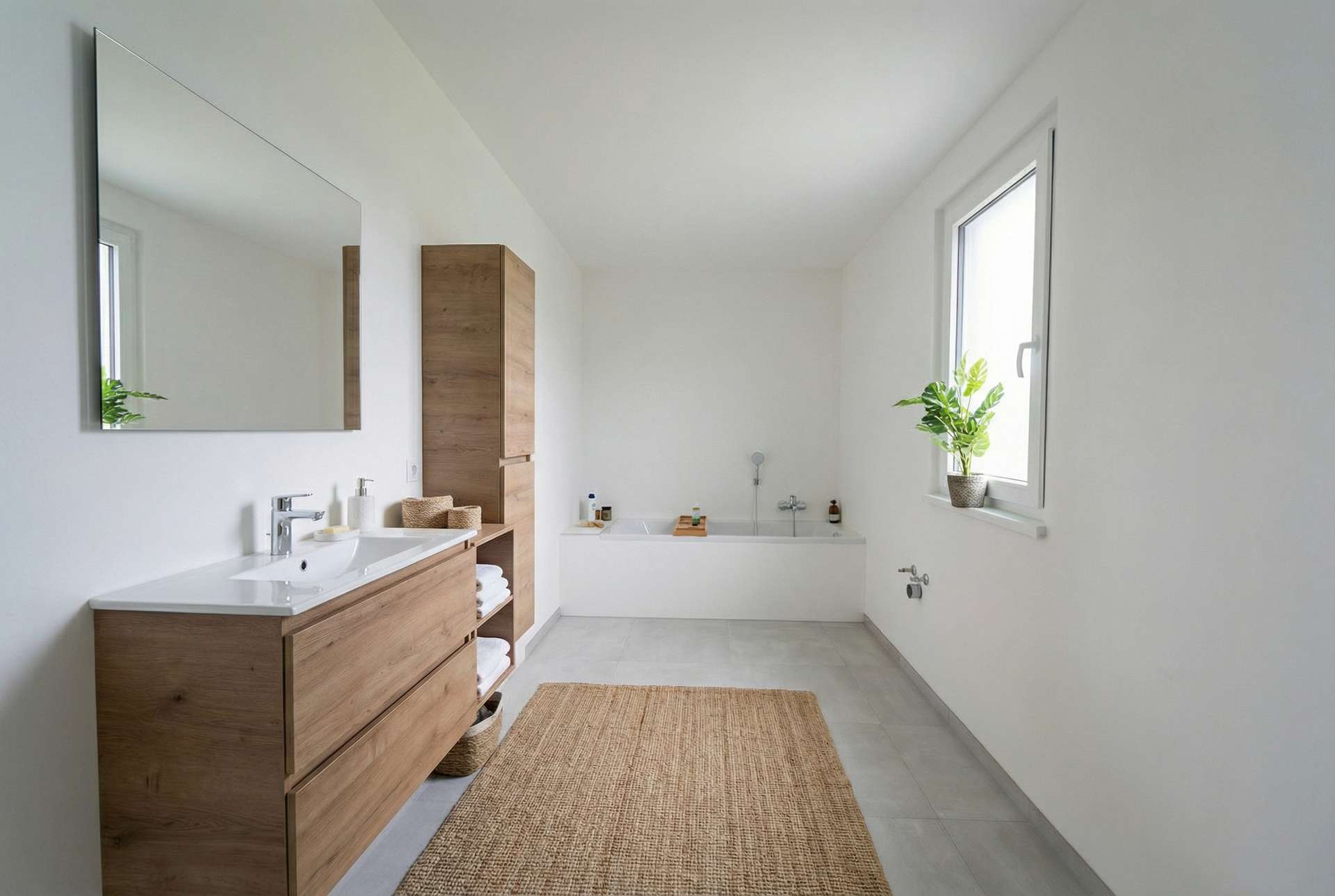 Bad Haupthaus nach Modernisiserung