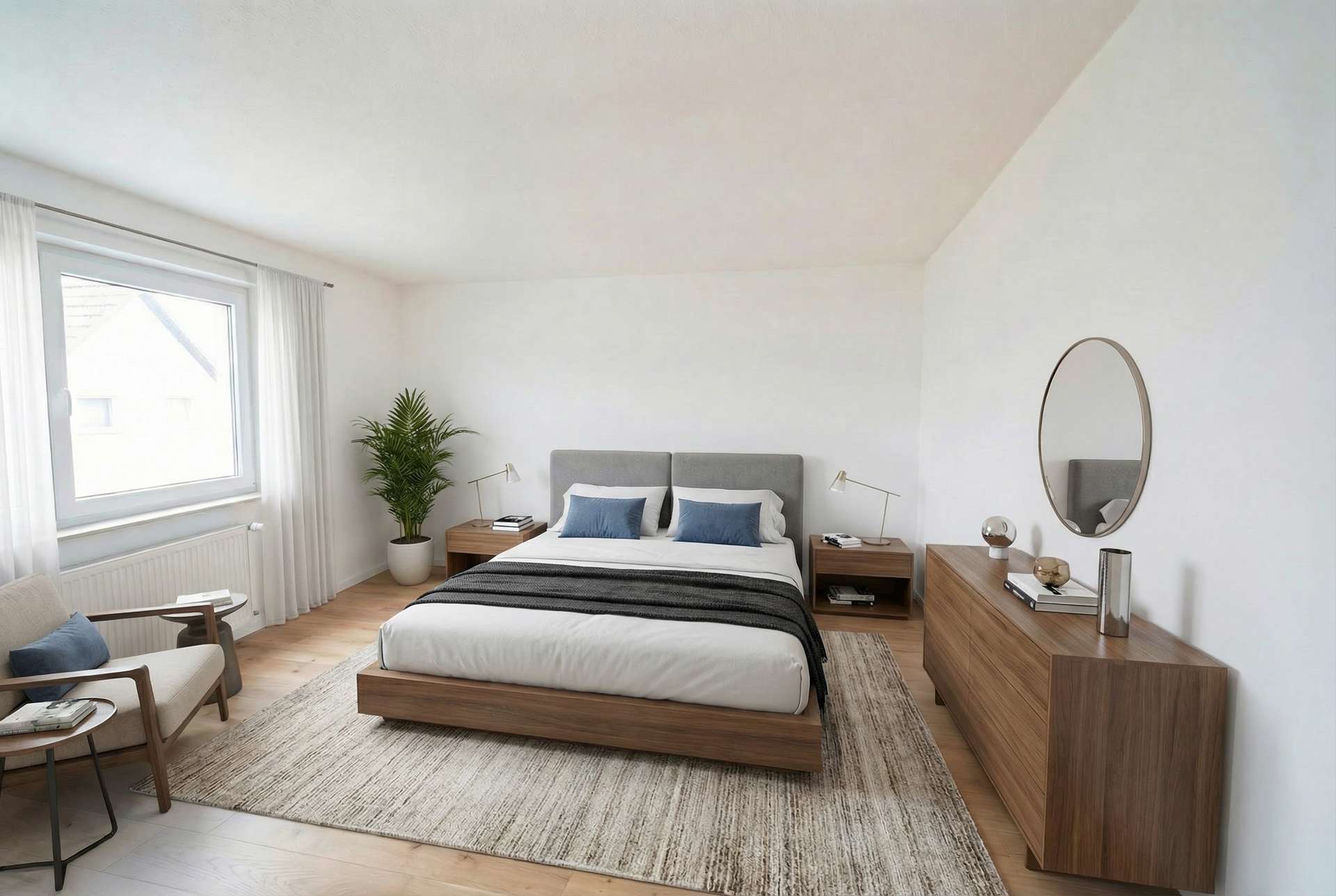 Schlafzimmer Haus rechts nach Modernisierung-BEISPIELBILD