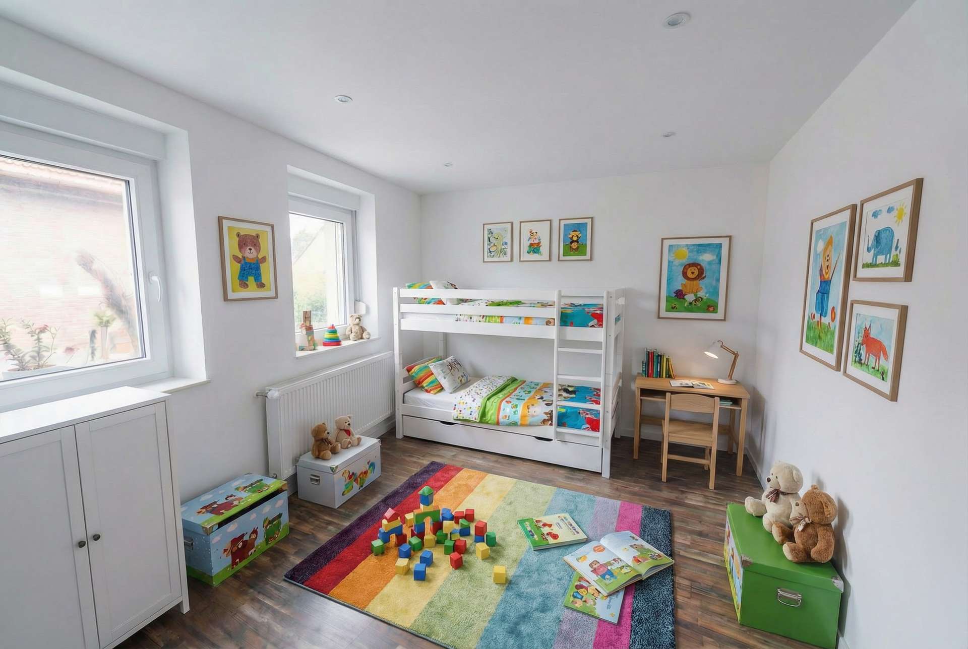 Kinderzimmer möbliert 