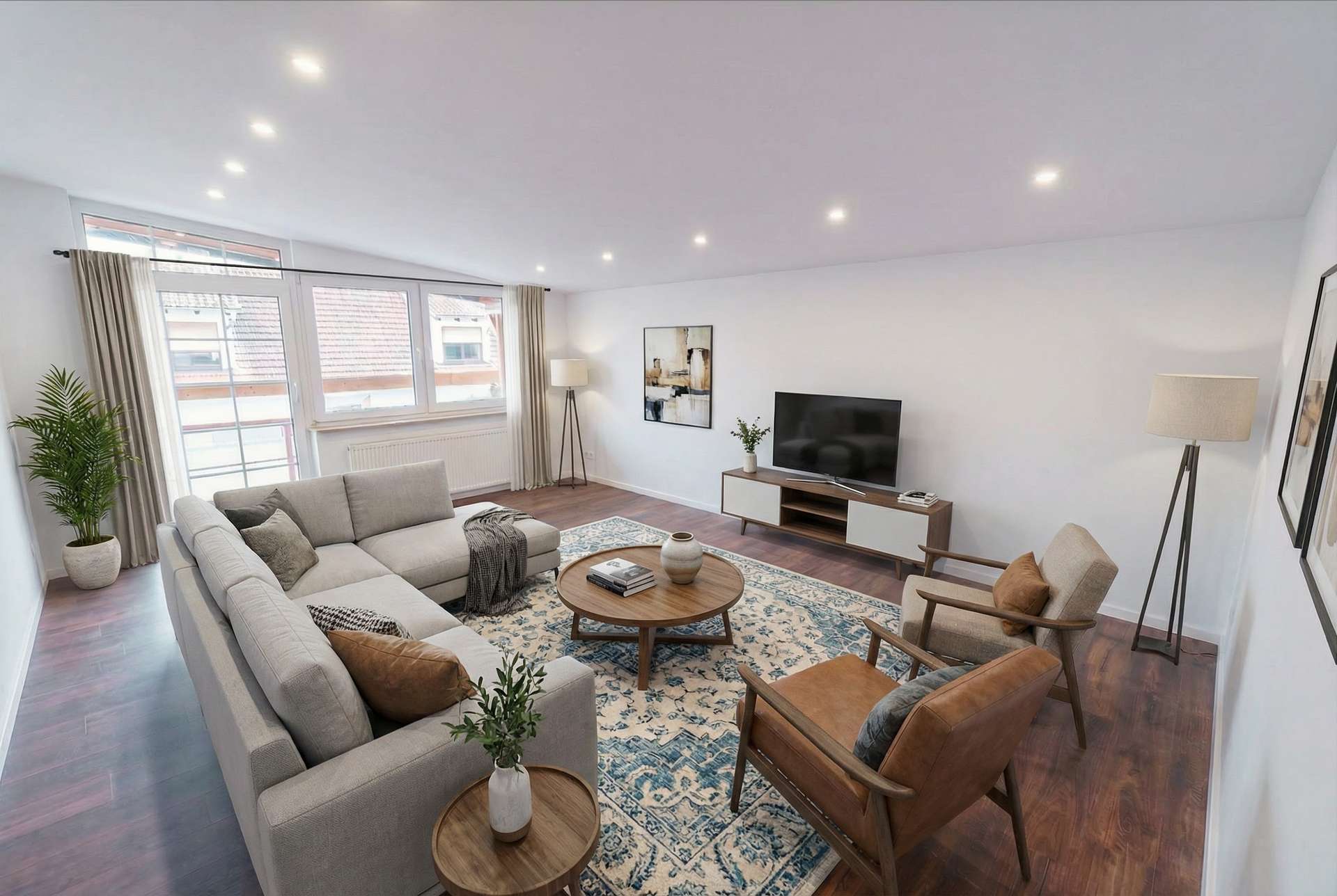 Wohnzimmer nach Modernisierung-BEISPIELBILD