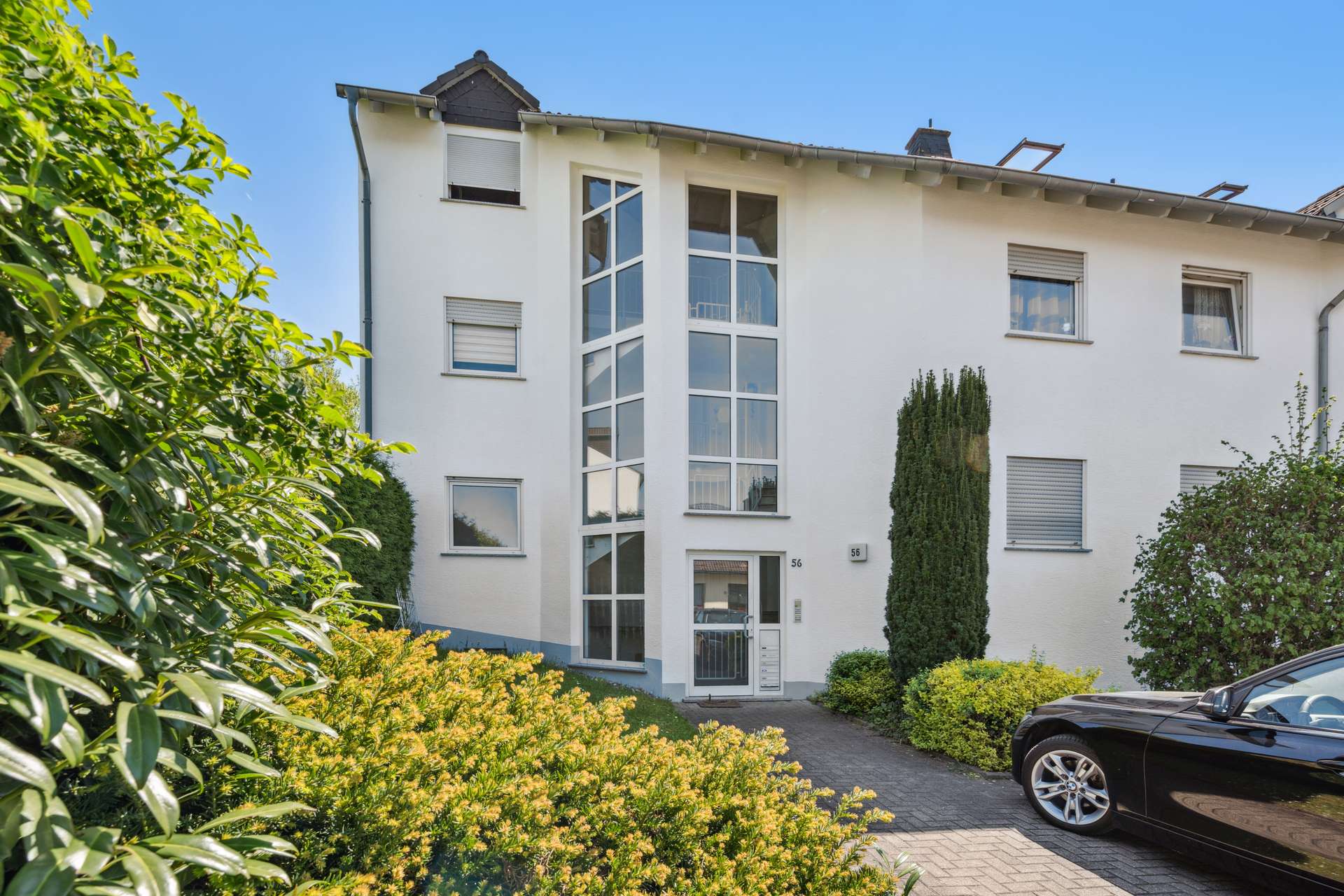 Blick Haus Eingang