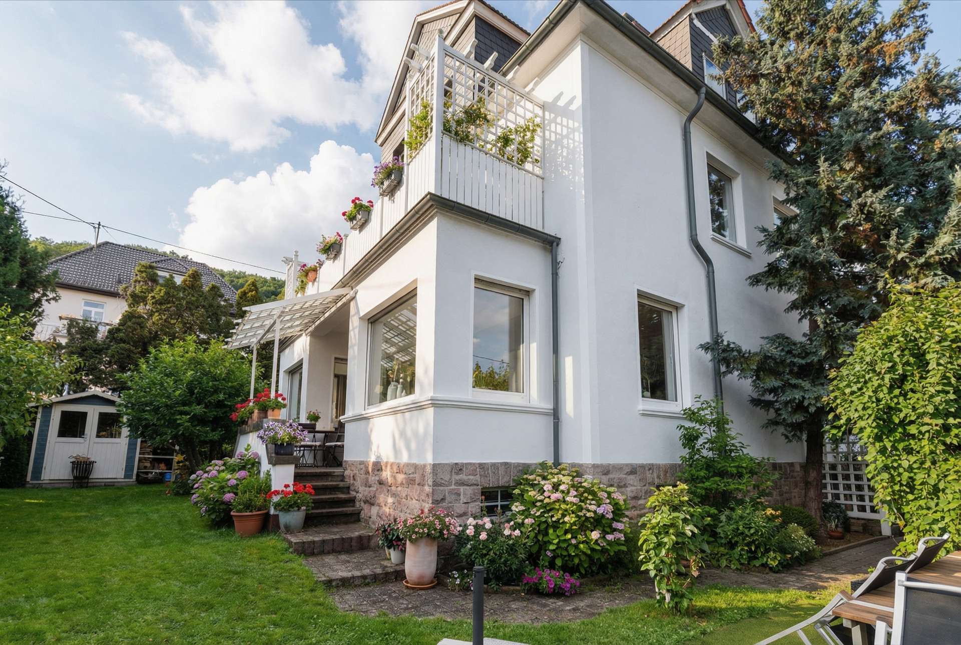Blick vom Garten