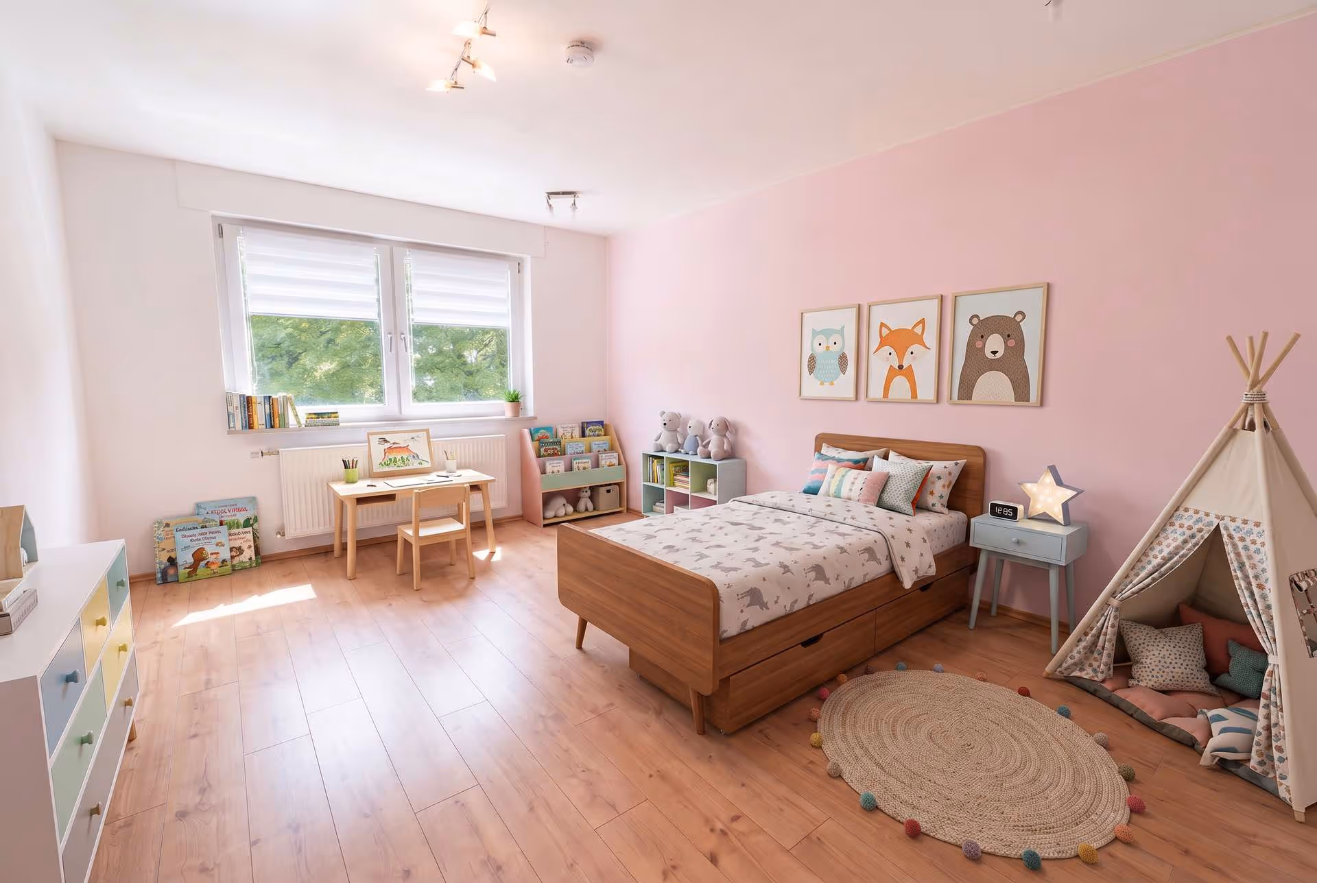 Kinderzimmer staged