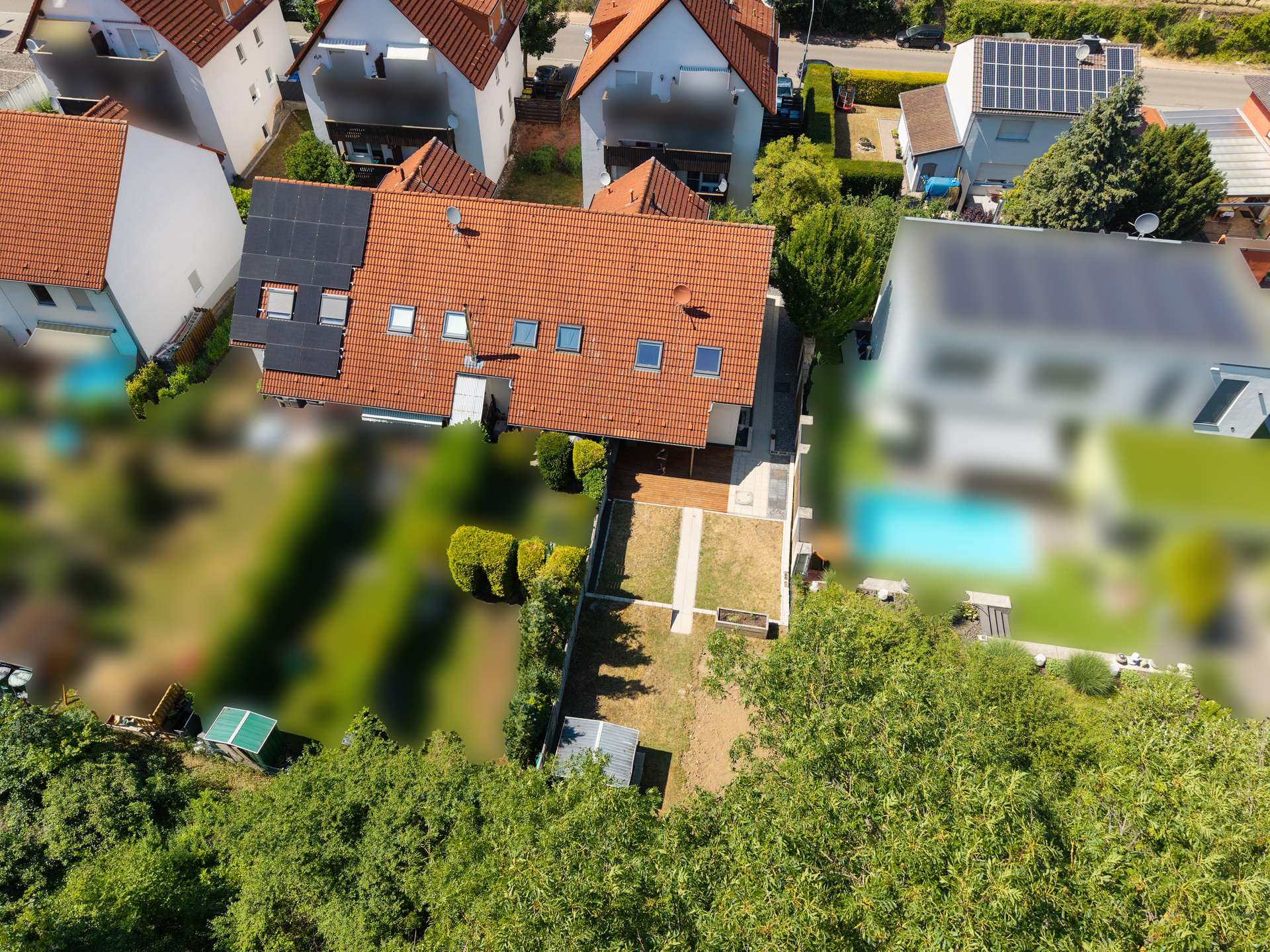 Ruhiges Wohnumfeld mit angenehmer Privatsphäre