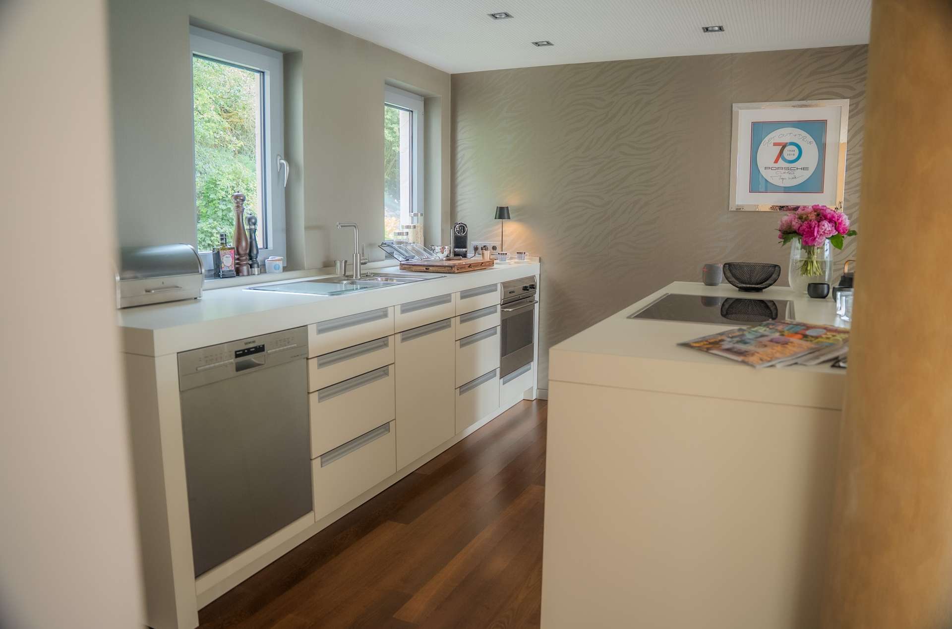 Designküche mit klarer Linie und hochwertigem Anspruch