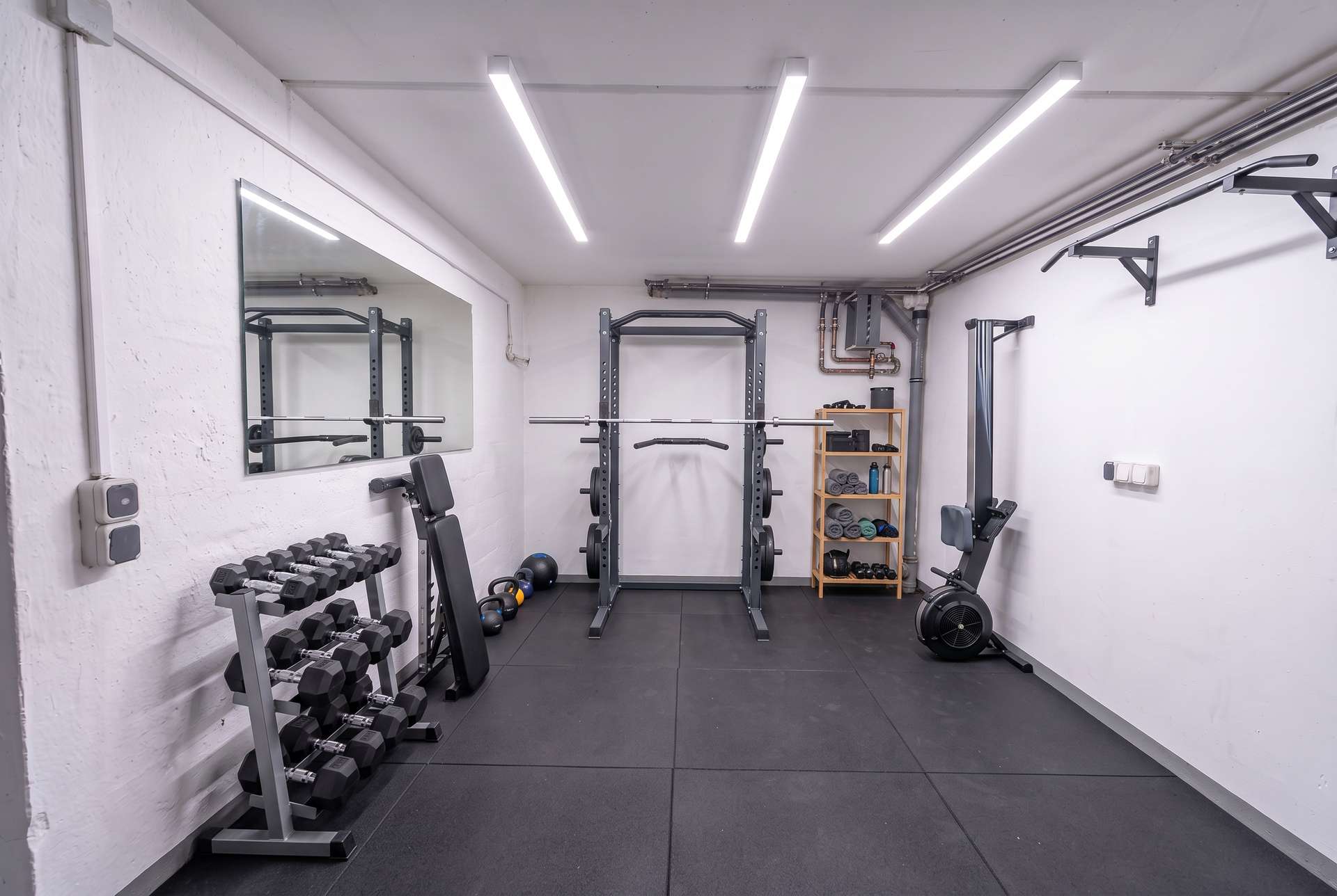 staged-Platz für Fitness, Hobby und persönliche Freiräume
