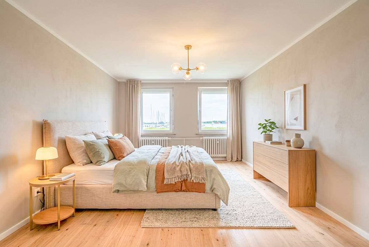 staged: Wohnen, wo Meer, Hafen und Natur den Alltag begleiten