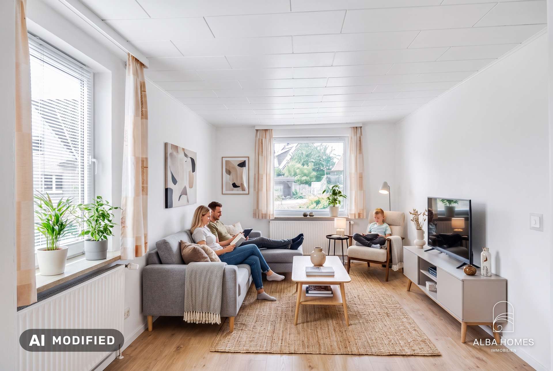 staged-Wohlfühlatmosphäre für gemeinsame Stunden