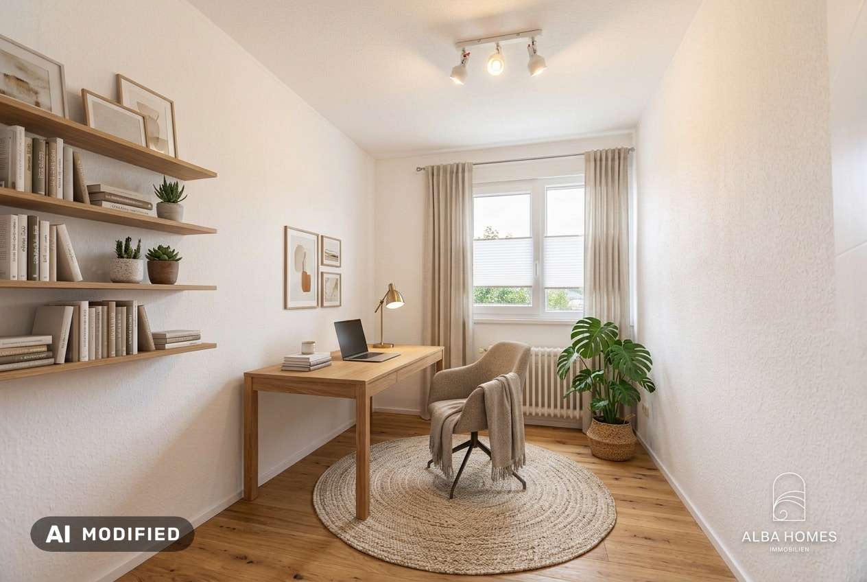 staged - Flexibler Raum für Homeoffice, Gäste oder Rückzug