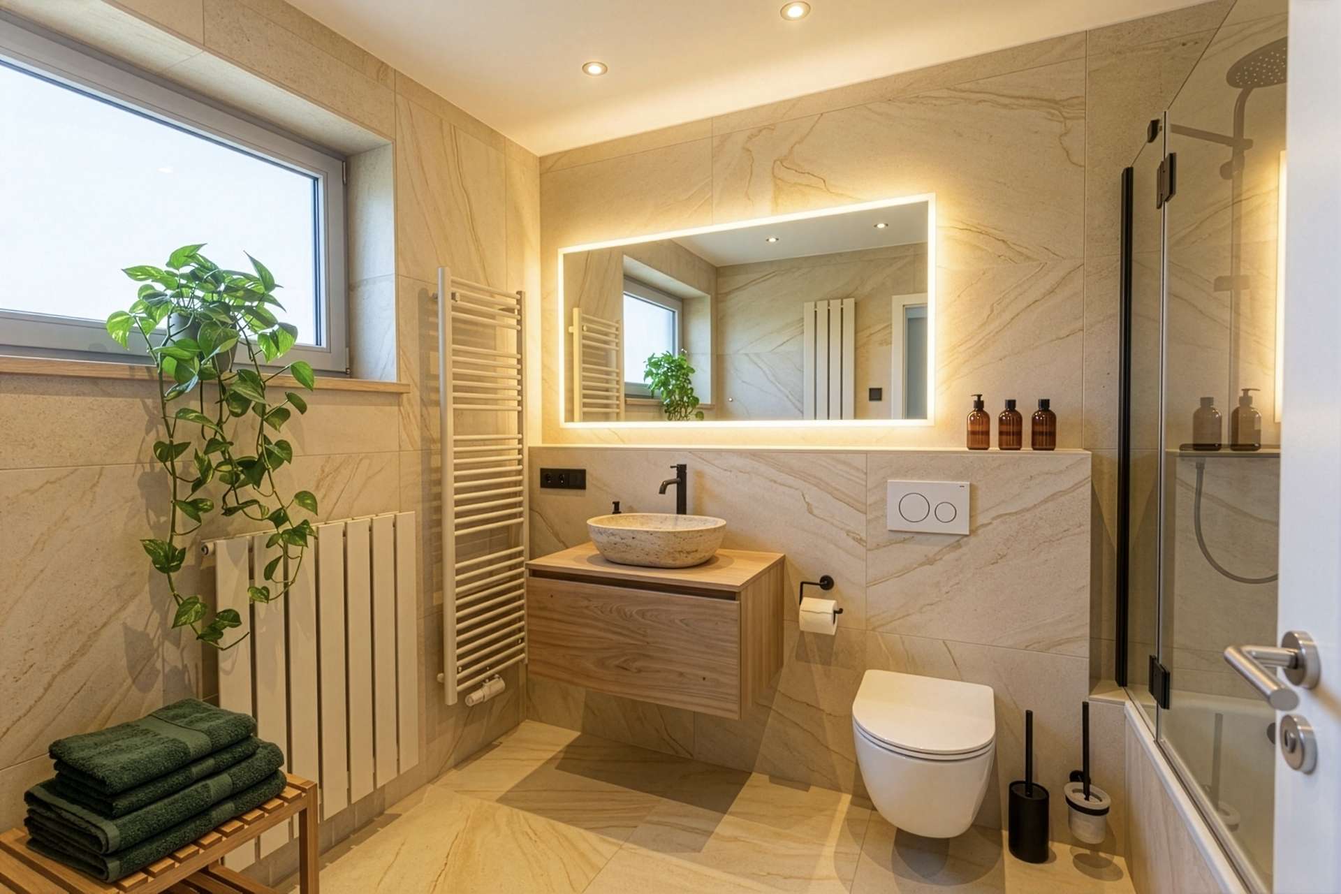 Badezimmer Staged