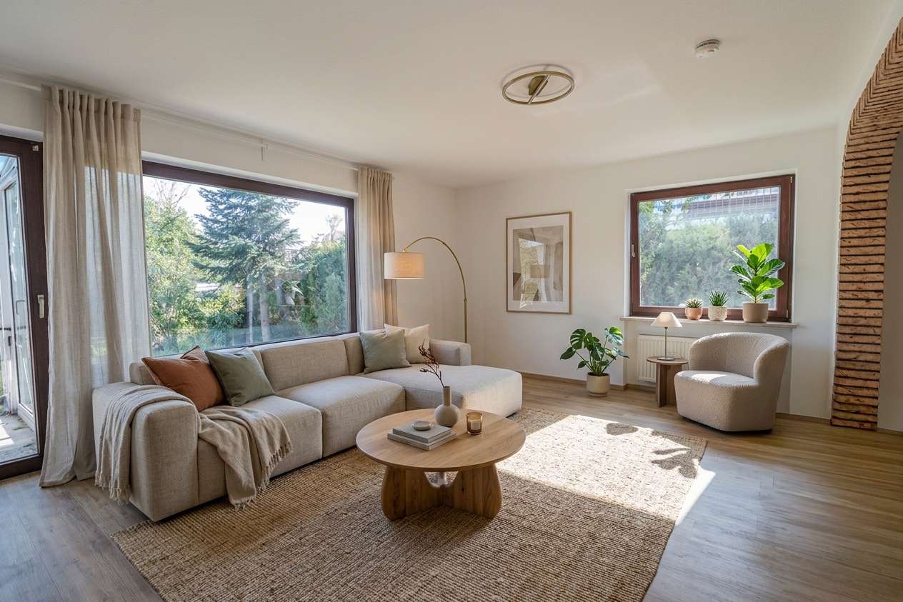 Wohnzimmer Staged 