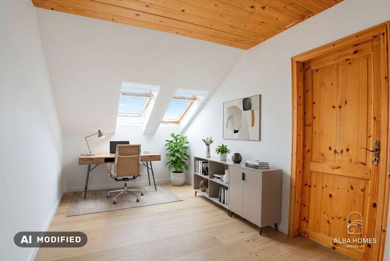 staged-Ideal für Homeoffice, Gäste oder kreative Nutzung