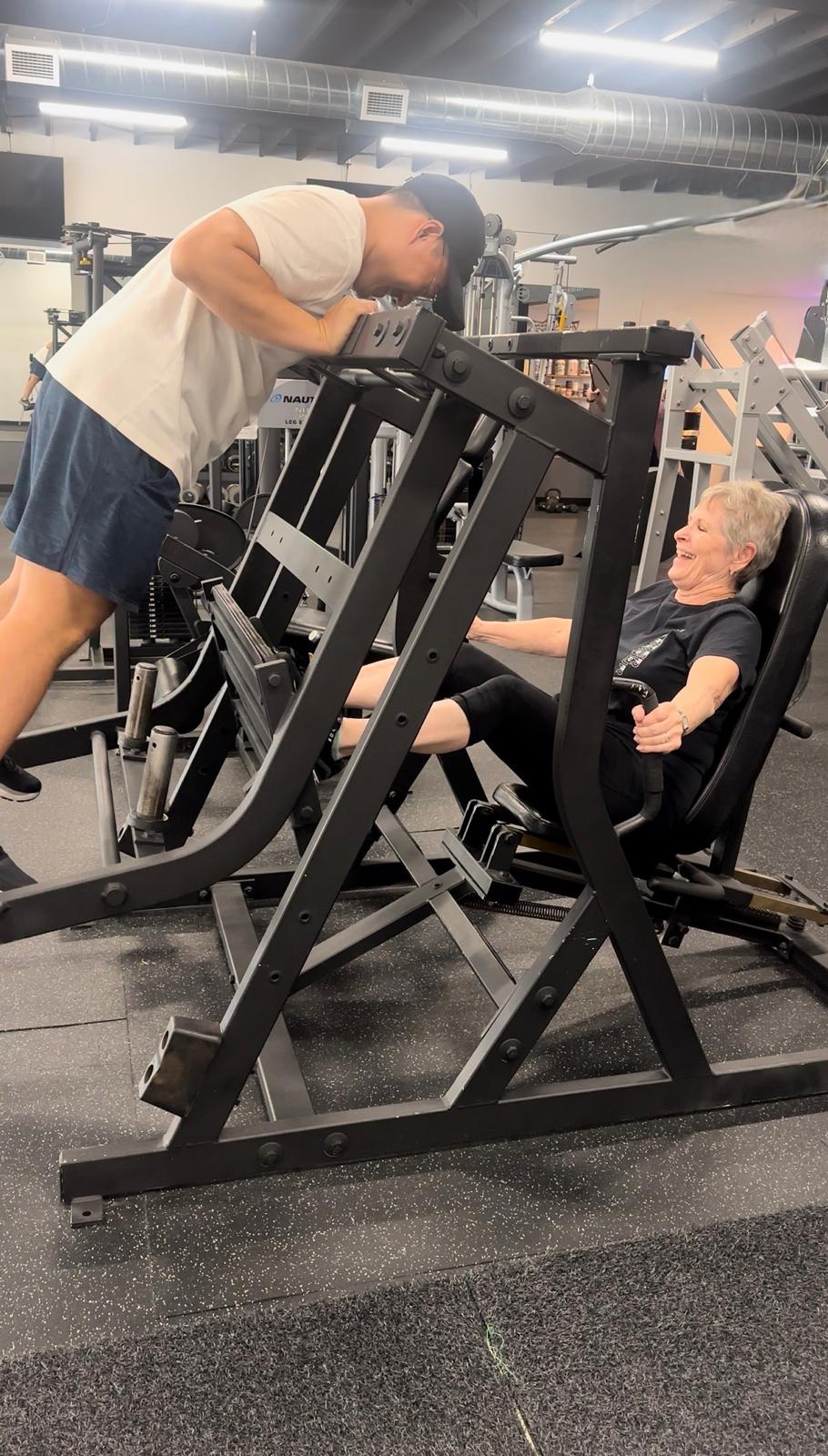 One More Rep before & after