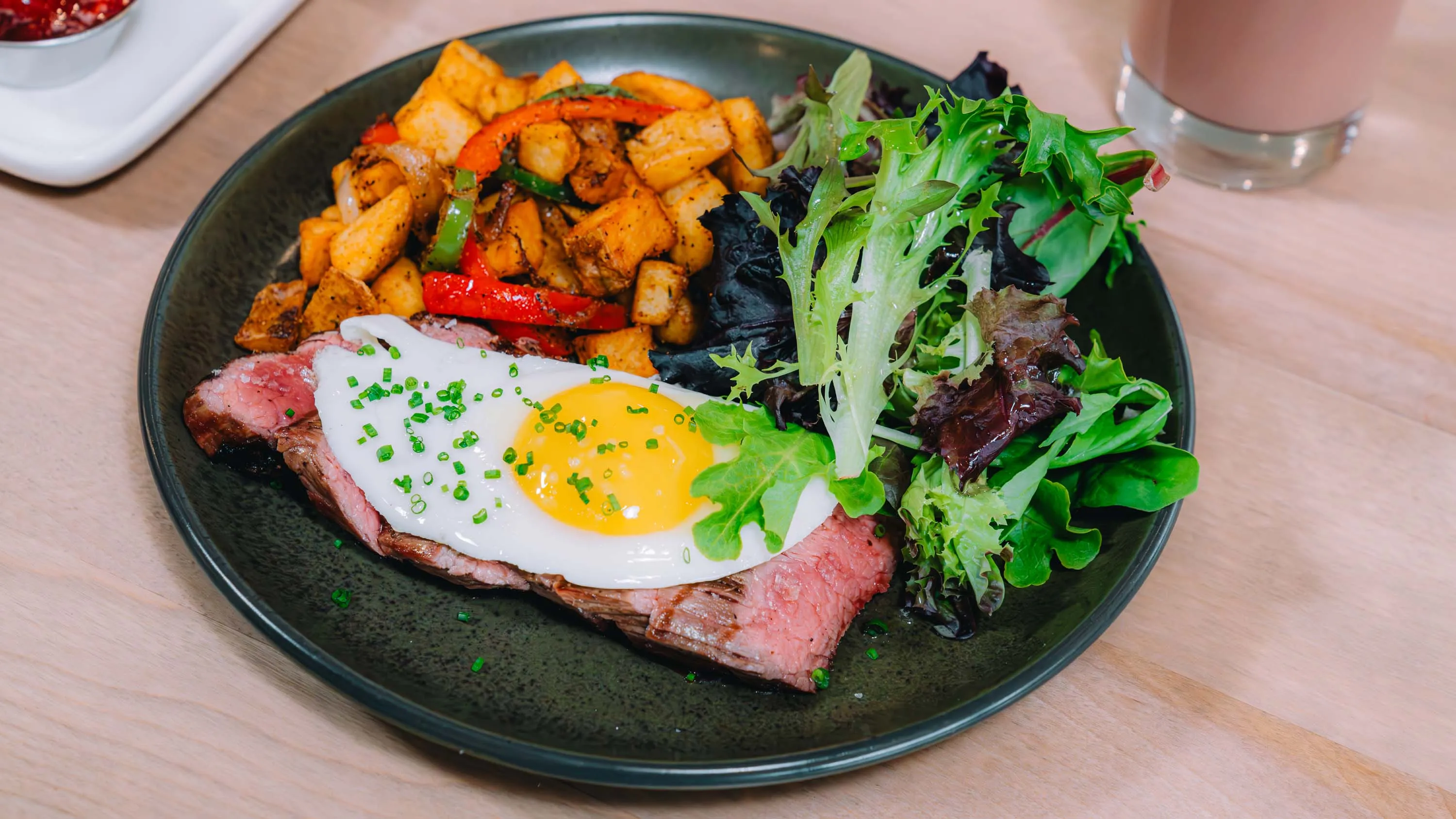 Brunch food at The Cottage in Pigeon Forge, TN.