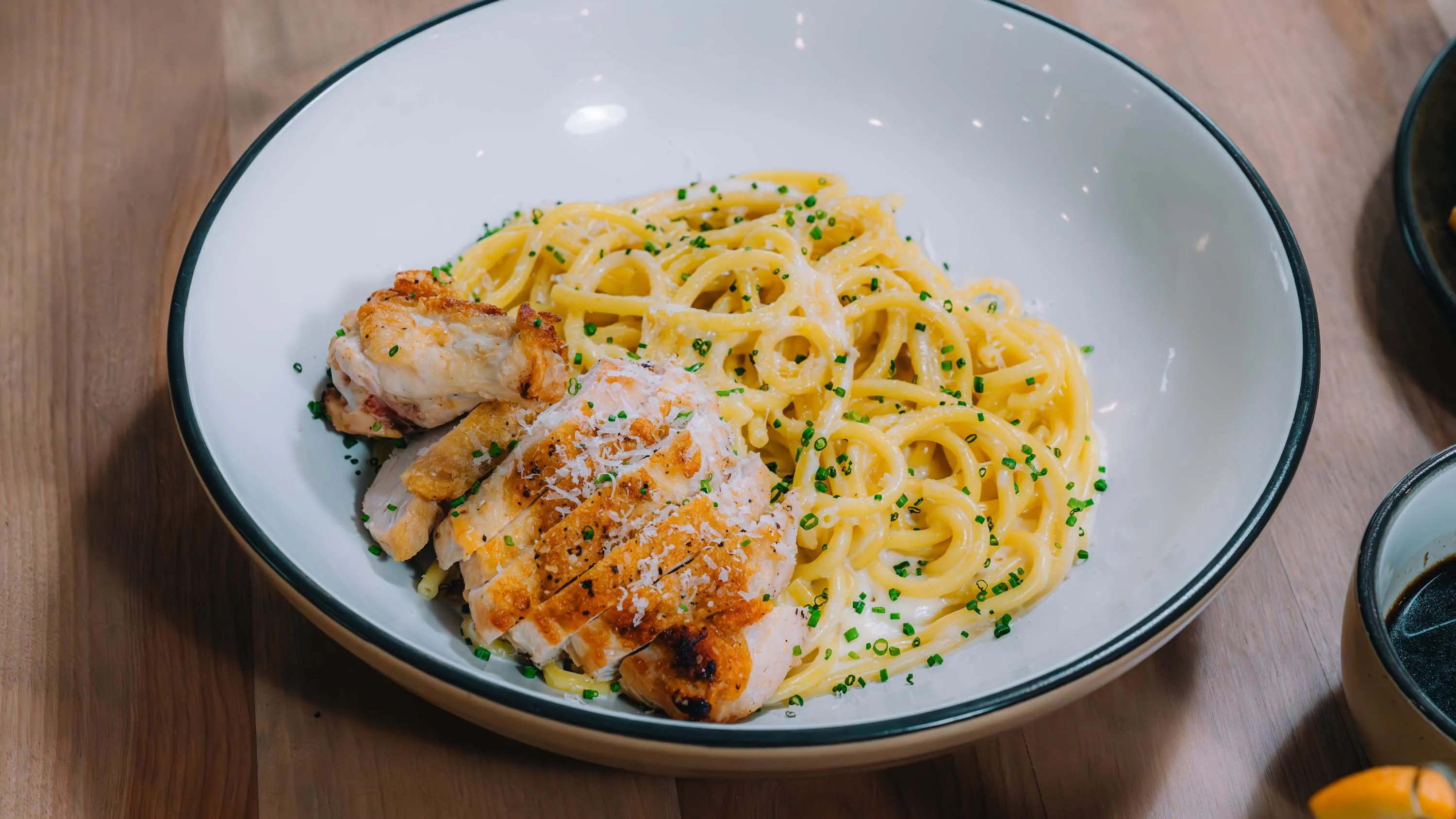 Chicken Alfredo served at The Cottage in Pigeon Forge, TN.