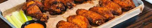 Chicken wings at Junction 35 Spirits in Pigeon Forge, Tennessee.