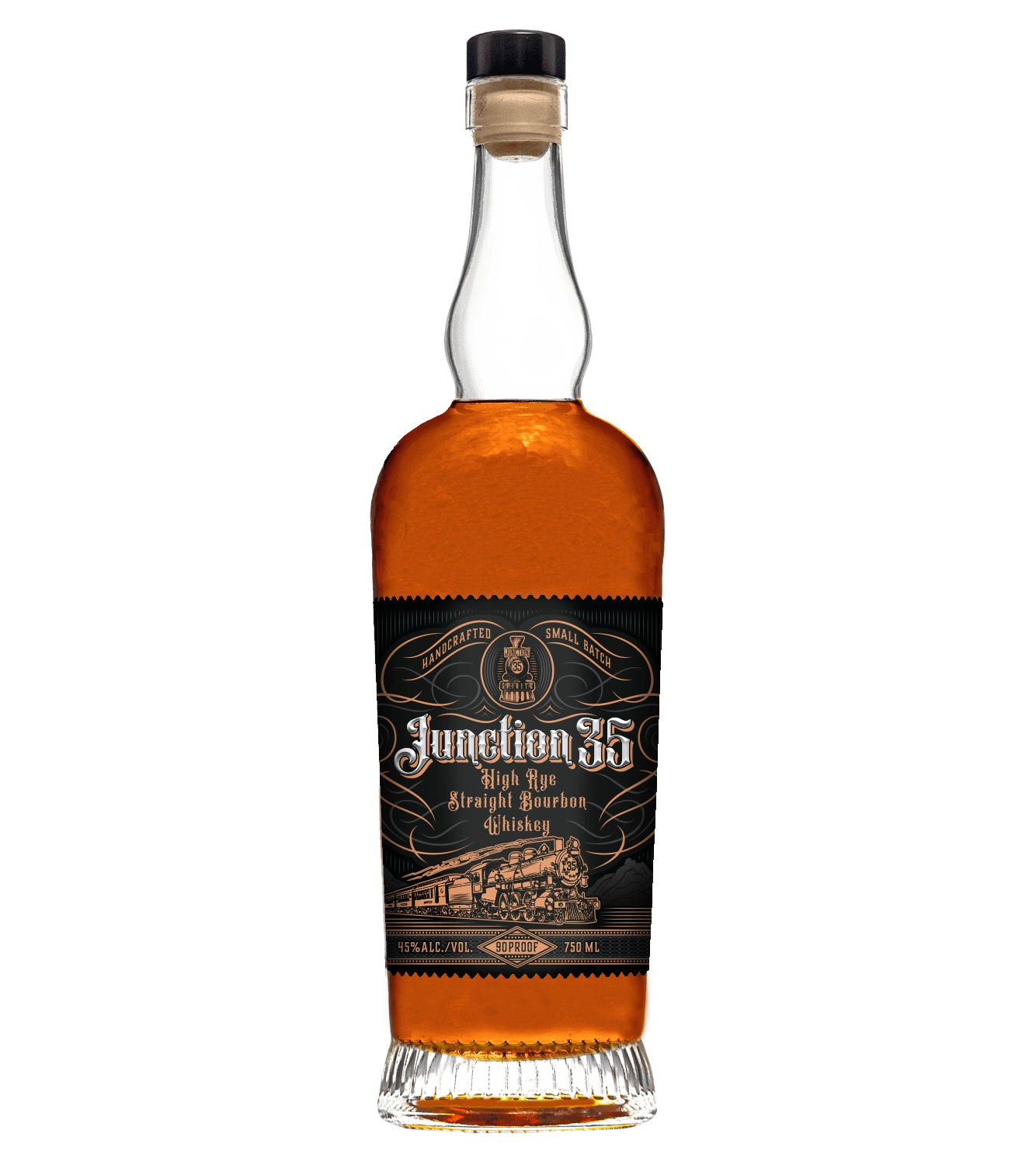 High Rye Straight Bourbon Whiskey by Junction 35 Spirits