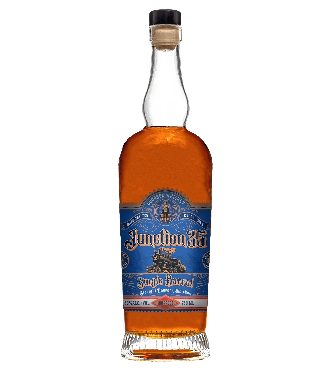 Single Barrel Straight Bourbon Whiskey by Junction 35 Spirits