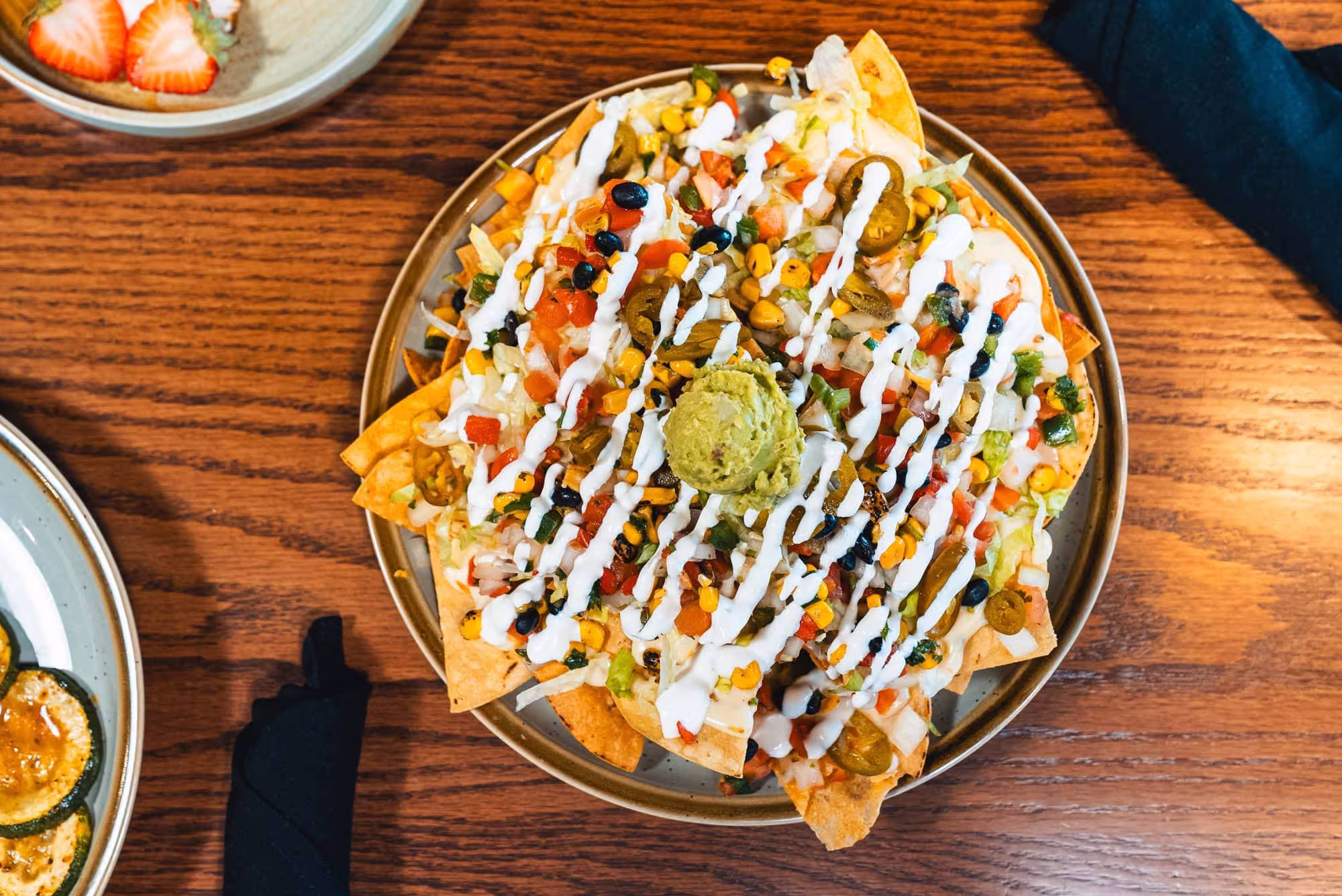 Loaded nachos served at Azul Cantina in Pigeon Forge