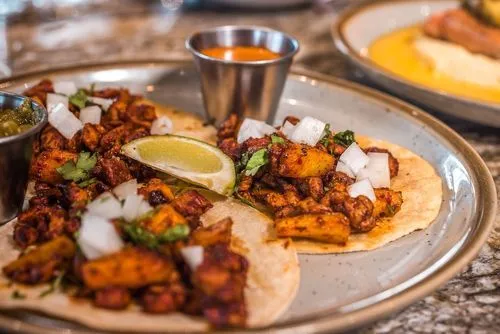 Tacos served at Azul Cantina in Pigeon Forge