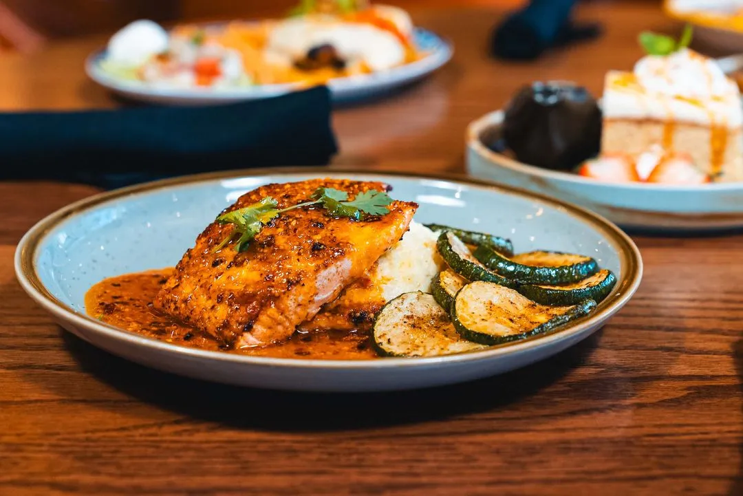 Fish served at the rooftop bar at Azul Cantina in Pigeon Forge, Tennessee