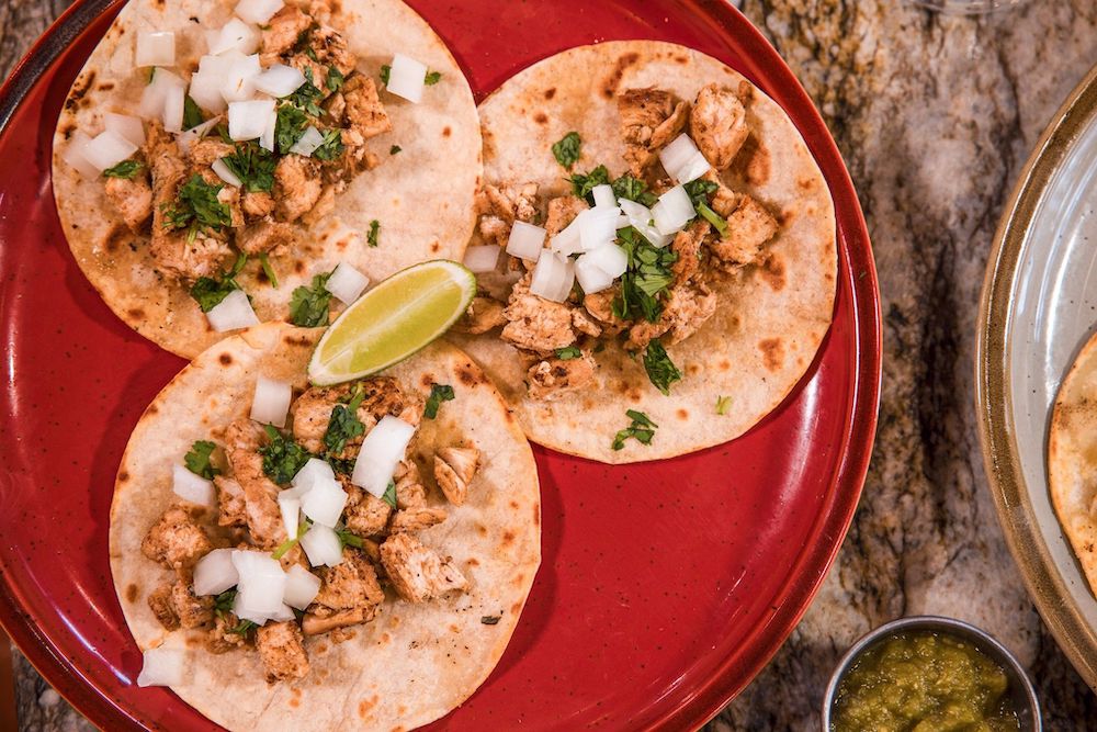 tacos at azul cantina