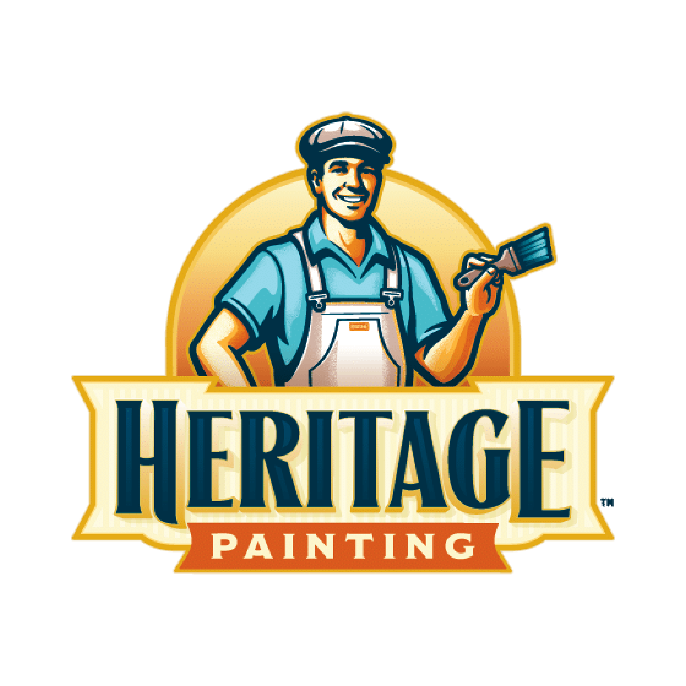 Logo of JMJ Painters with stylized dark blue wave lines beneath the text.