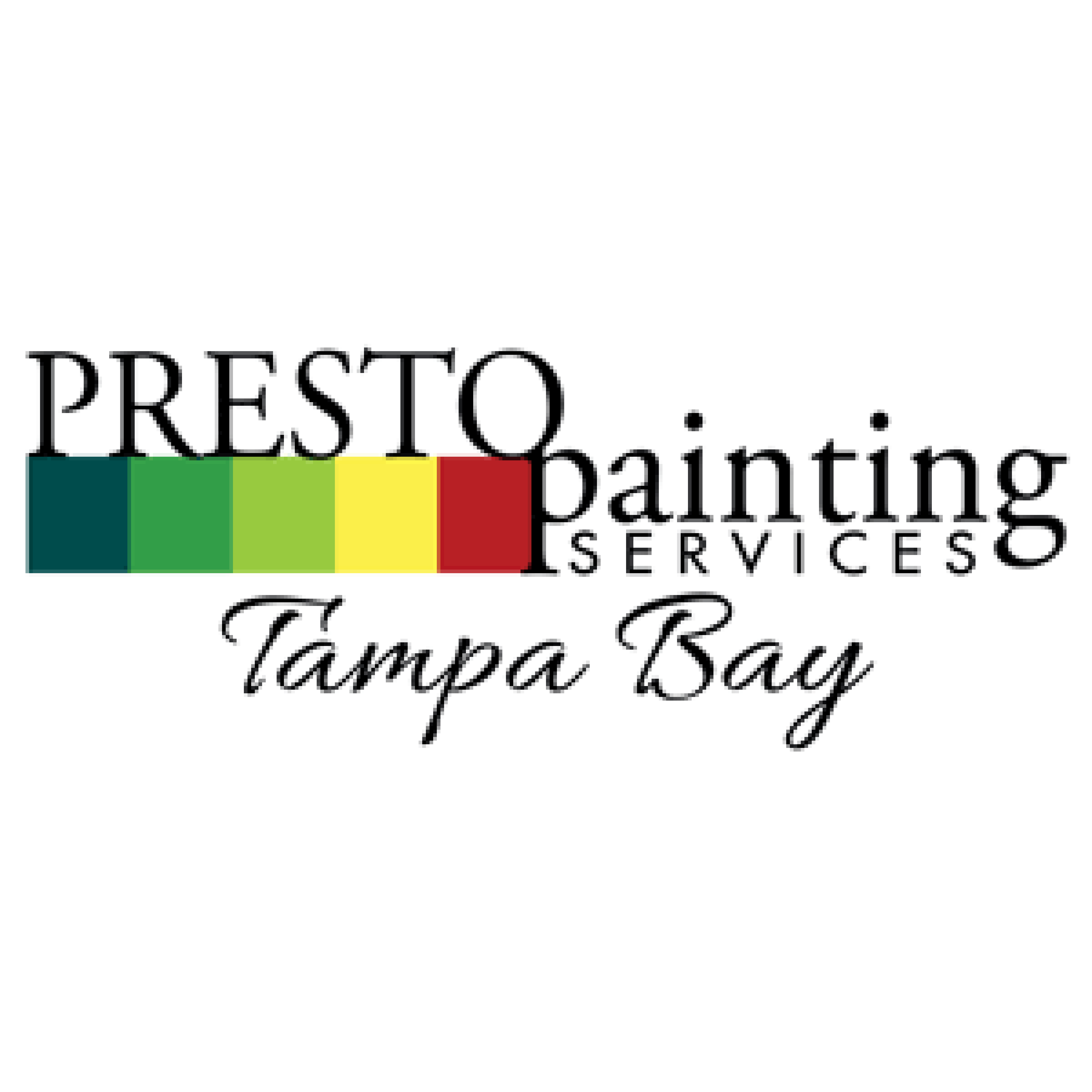 Logo of JMJ Painters with stylized dark blue wave lines beneath the text.