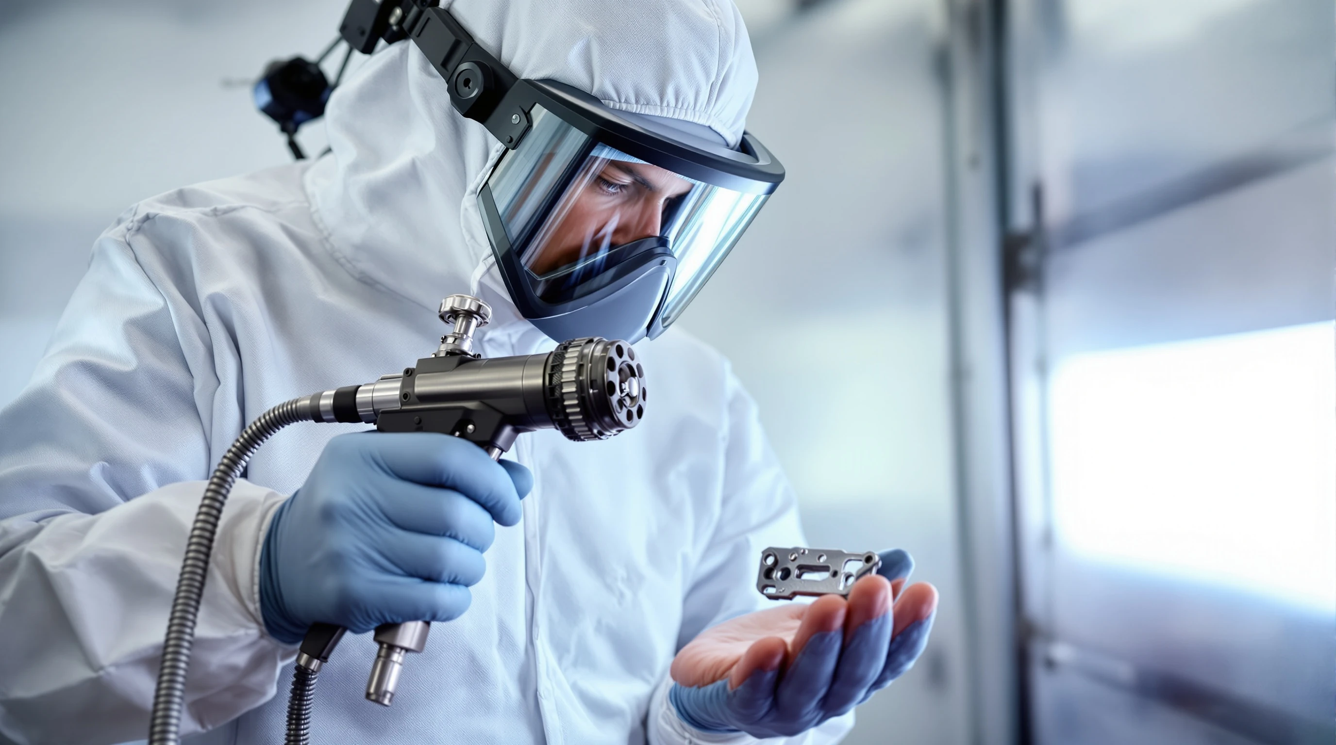 Cerakote spray application in ColoradoKote coating facility