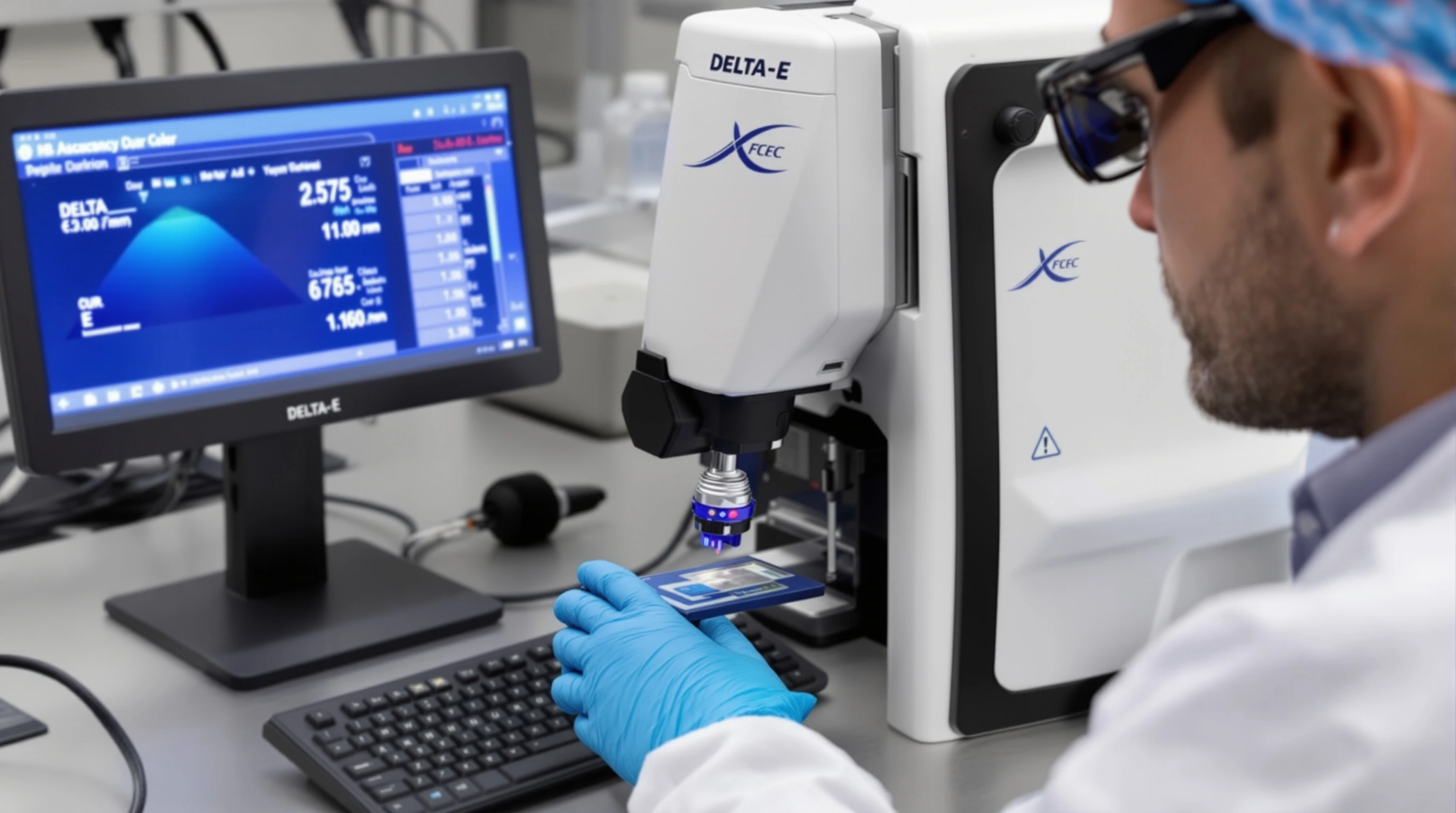 Color verification using spectrophotometer on Cerakote coating