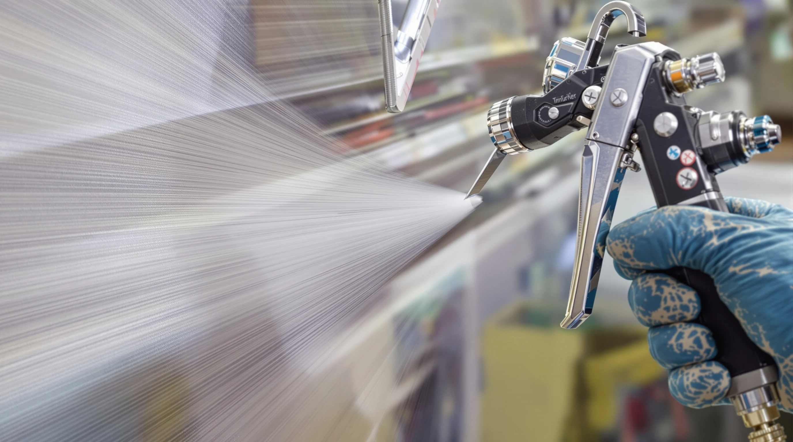 Second coat Cerakote application at ColoradoKote