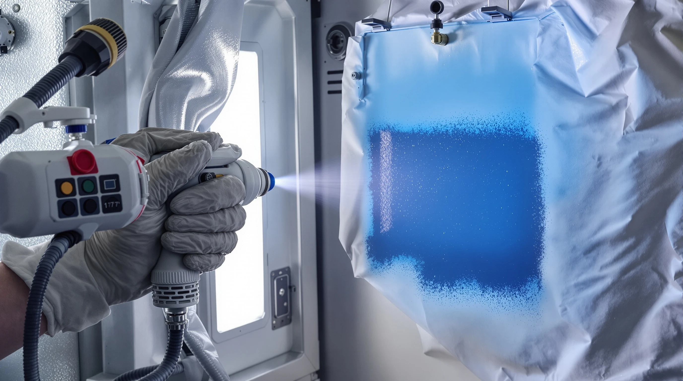 Test spray color matching for Cerakote at ColoradoKote