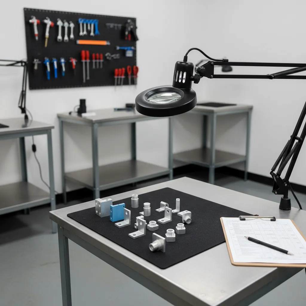 Parts inspection before Cerakote coating application