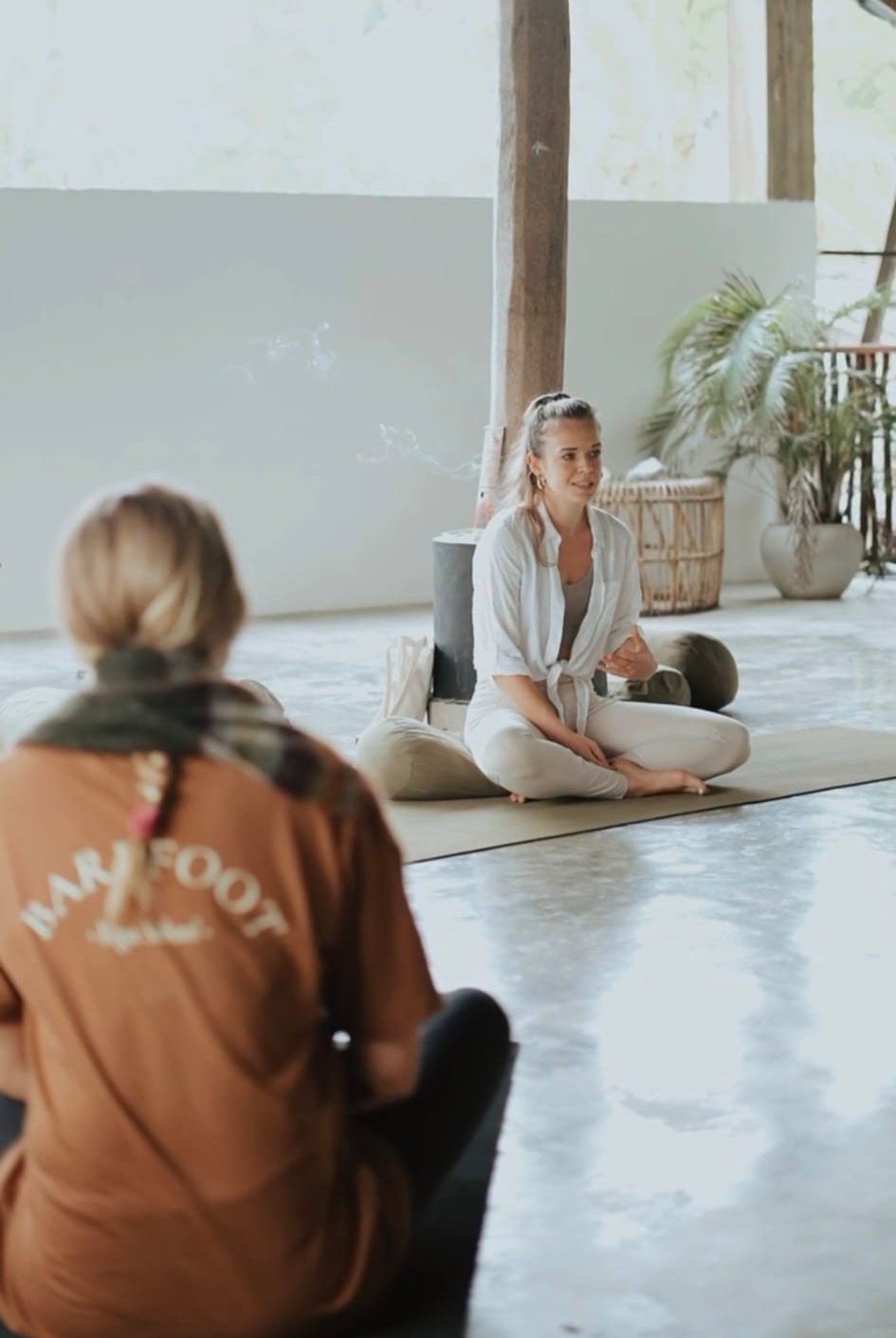 image of dance instructor teaching a class