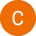 Orange circle icon with a white letter C in the center.