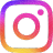 Instagram app icon with a colorful gradient background.