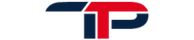 Red and blue stylized letters T and P forming a logo.