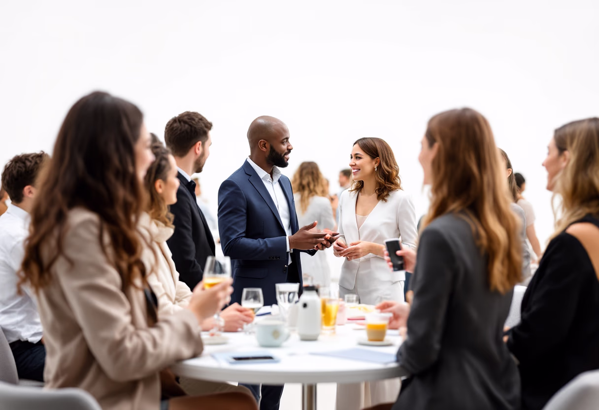 image of networking event (for a hr tech)