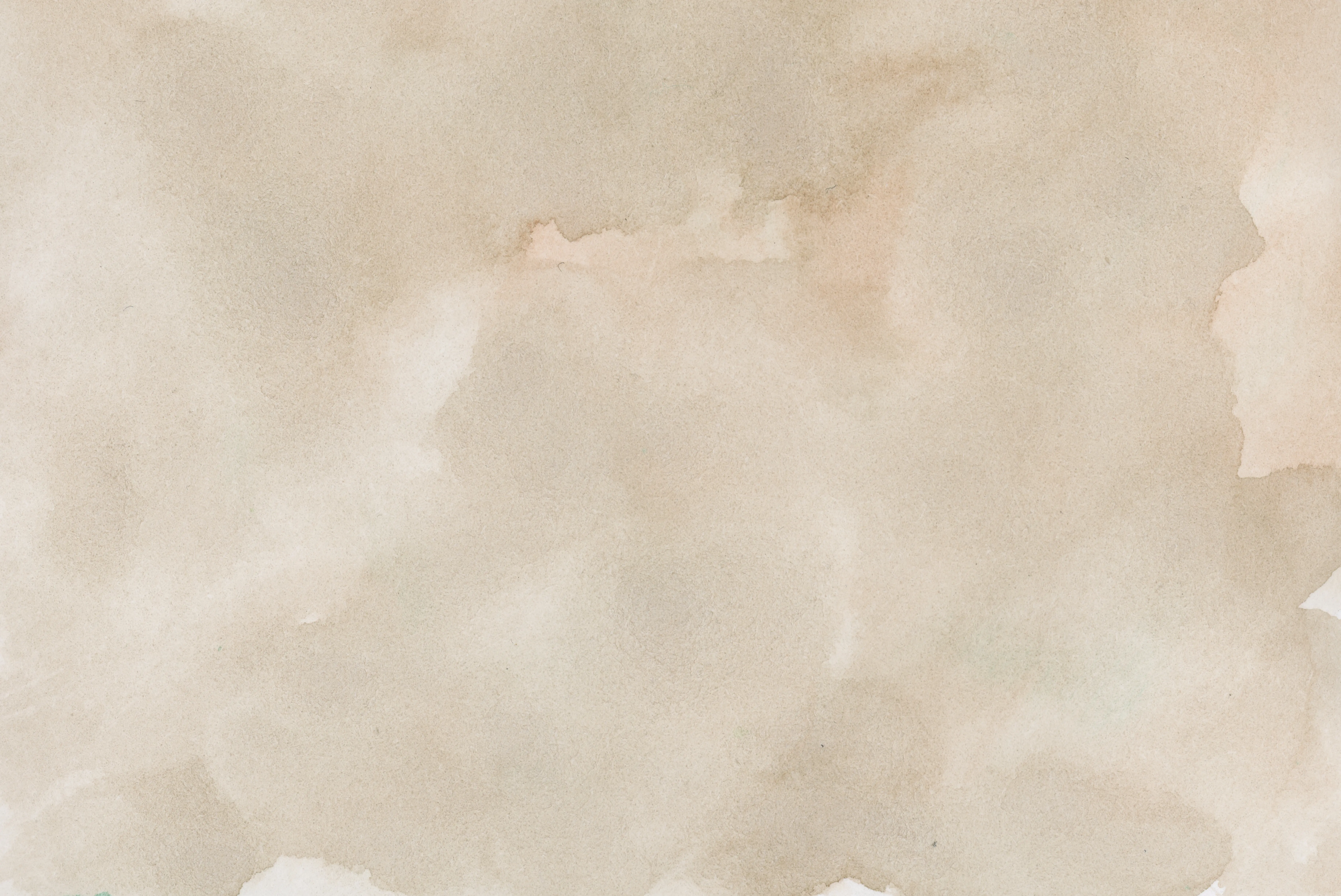 Light beige watercolor texture with soft, uneven patches and subtle variations in tone.