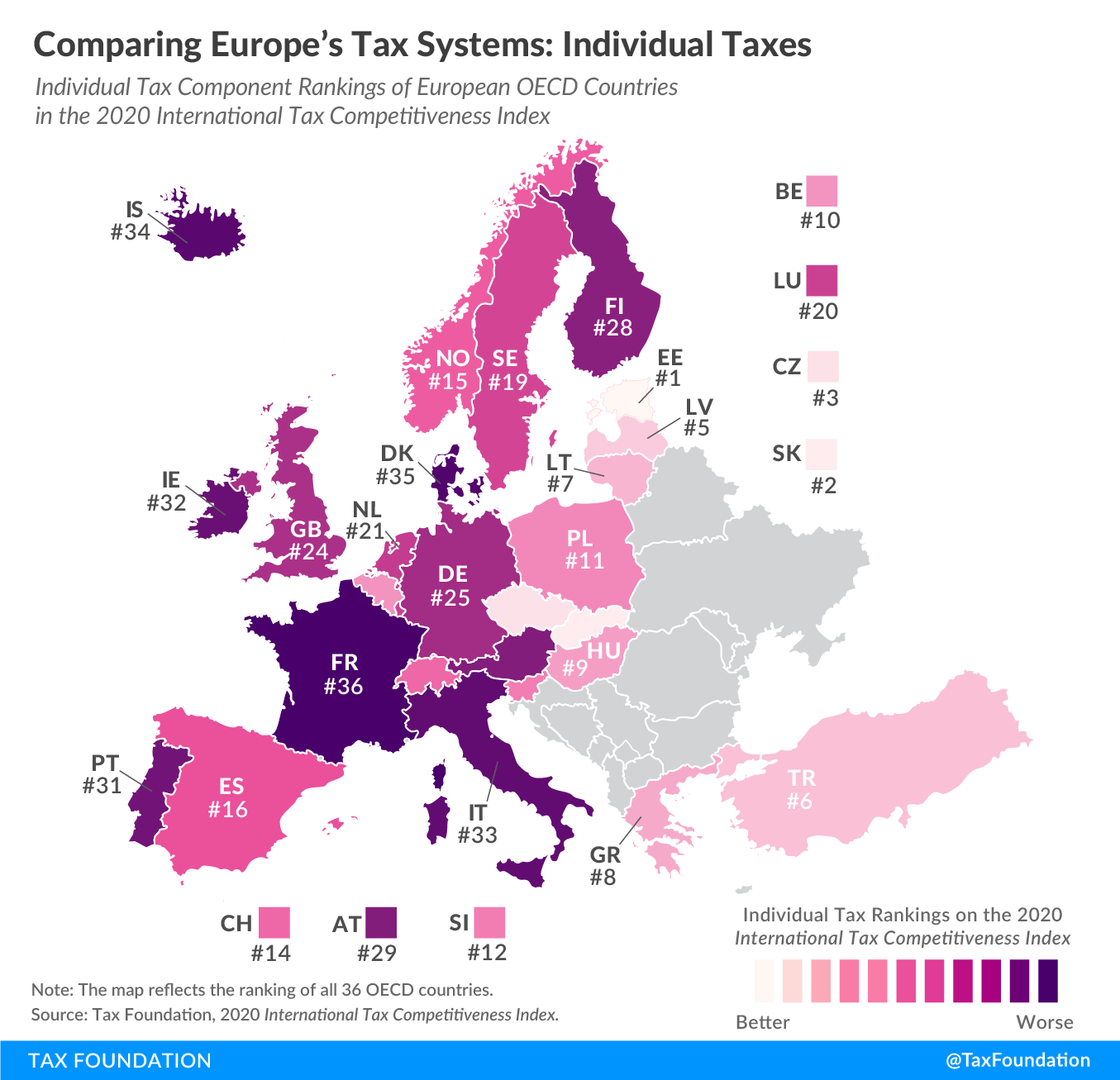 INdividual Taxes in Europe Tax Foundation