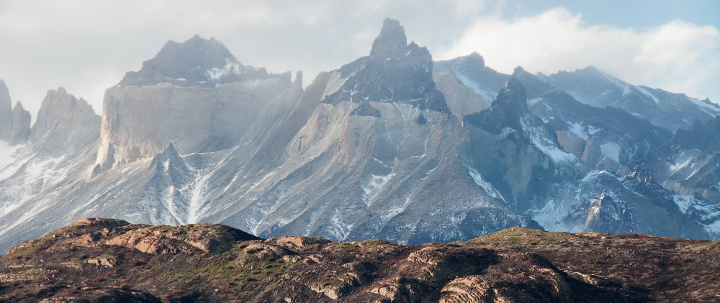 Snowy Montains Cloudy Sky - Journal X Webflow Template