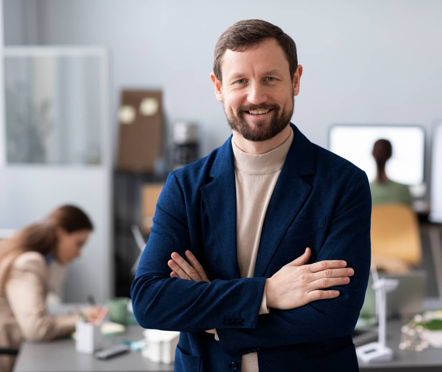 Iโm John Carter A Business Consultant Grow Your Business About Me Image - Expert X Webflow Template