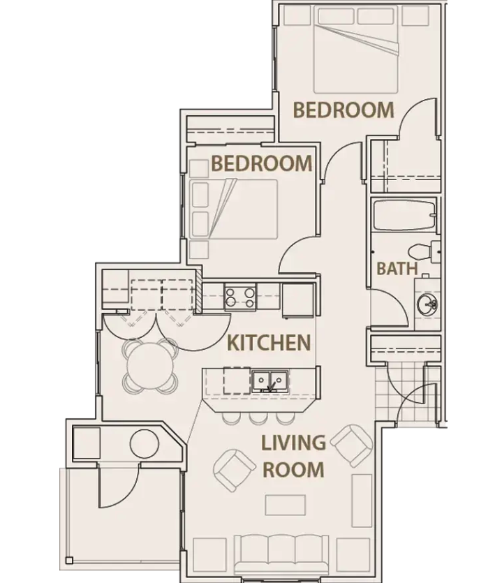 Larkspur floor plan layout