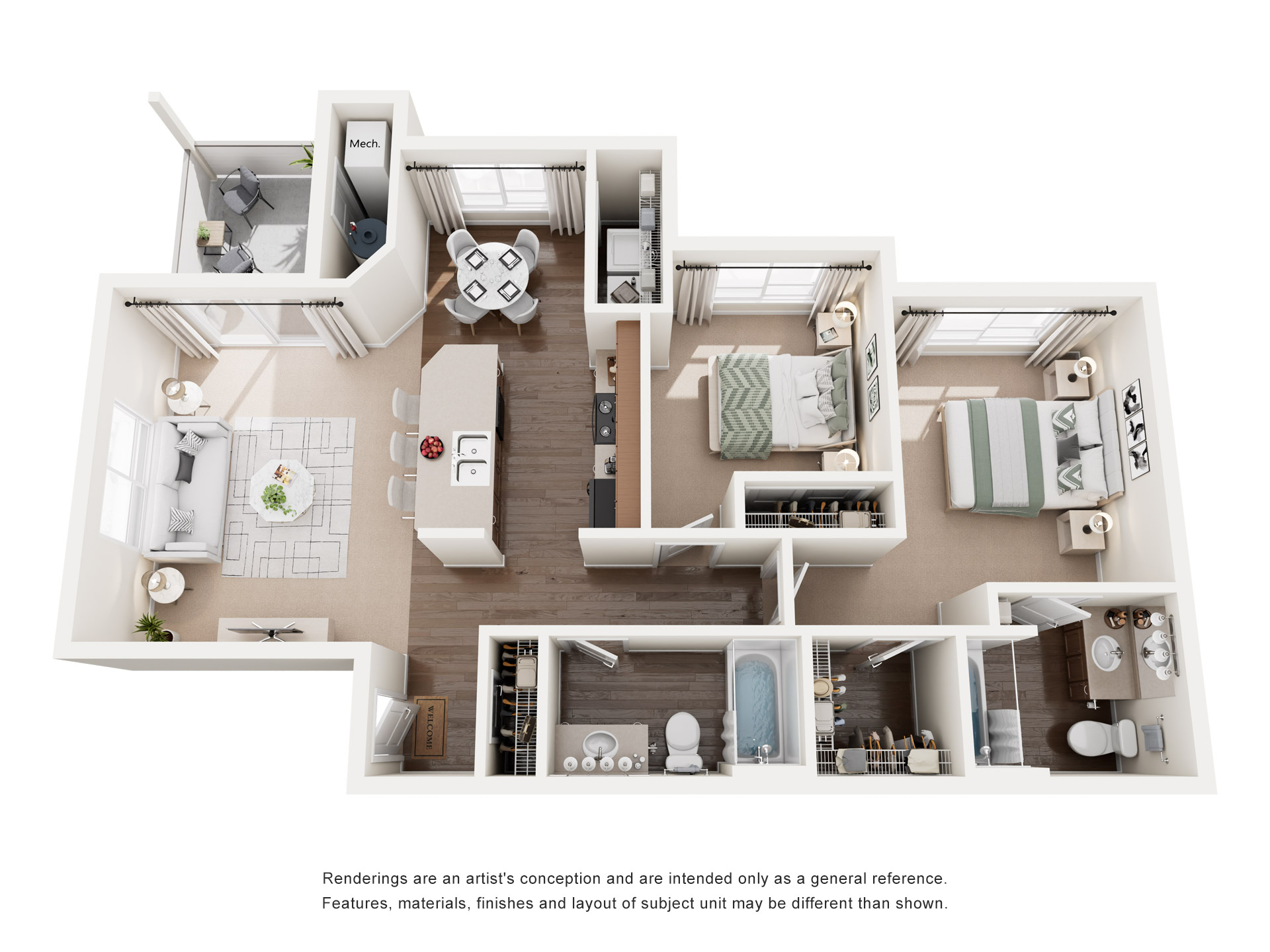 Stonebrook B floor plan layout