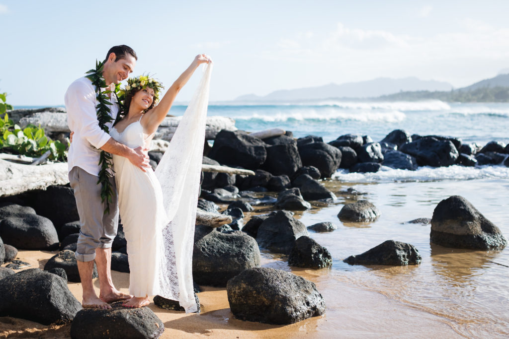 April and Chad's wedding in Kauai.