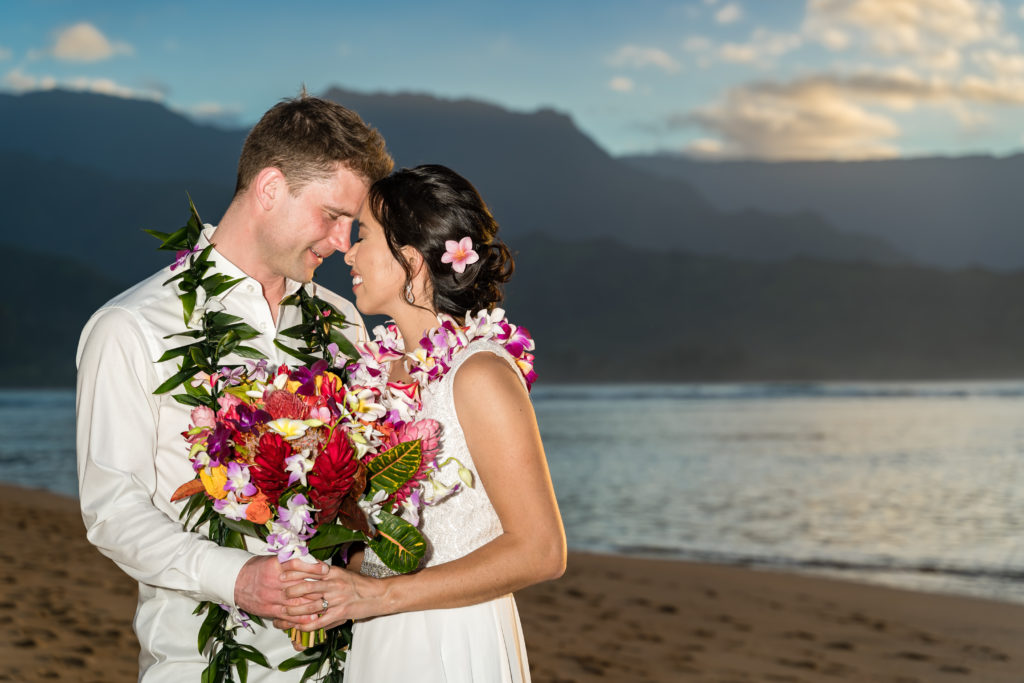 Photo of the bride and groom.
