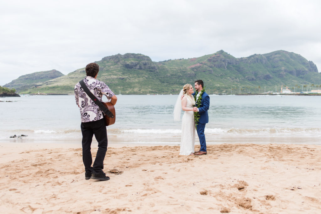 Getting married in Hawaii.