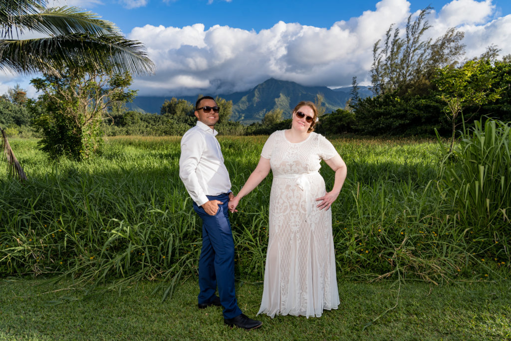 Bride and Groom in Hawaii.