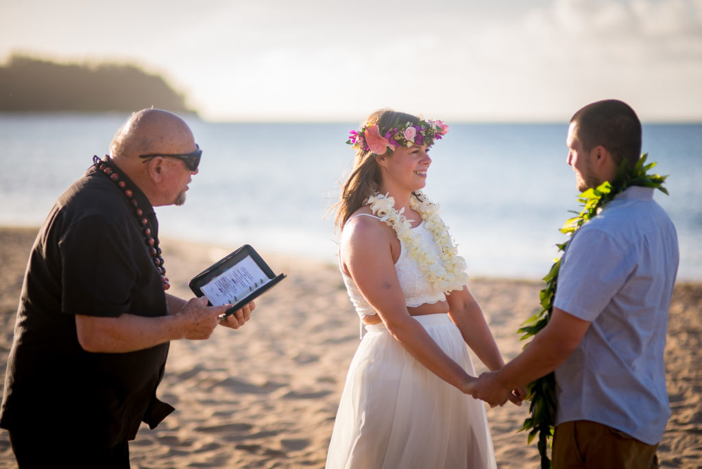Getting married in Hawaii.
