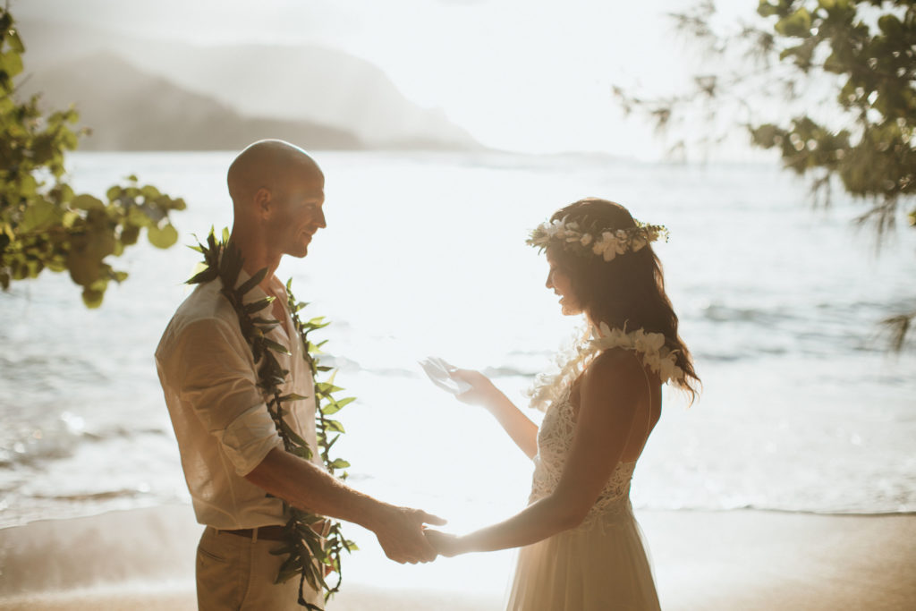 Eloping in Kauai.